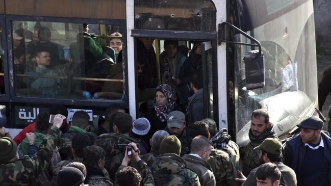 ONU aseguró que entre 35.000 y 40.000 personas fueron evacuadas del este de Alepo