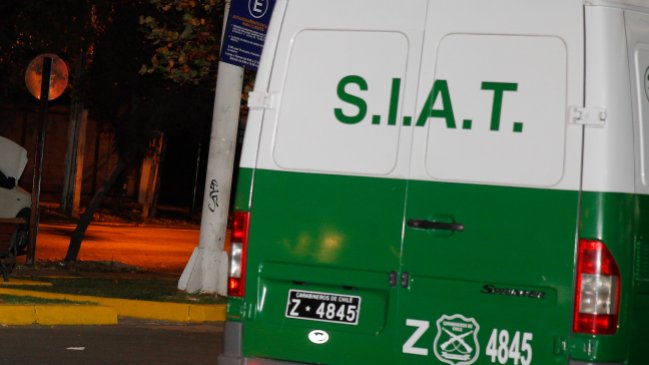 Auto robado en Colina terminó chocado en La Reina