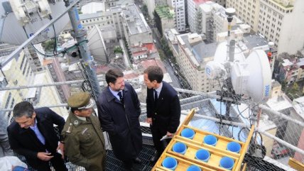 La inspección de fuegos artificiales de la Torre Entel