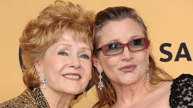 Falleció Debbie Reynolds, madre de Carrie Fisher
