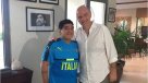 Maradona recibió la visita de Gianni Infantino y apoyó un Mundial con 48 equipos