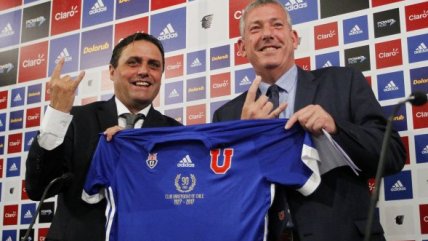 La presentación de Guillermo Hoyos como técnico de U. de Chile
