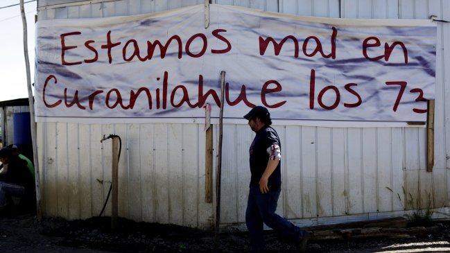 Protesta en Curanilahue: Carabineros impedirá que familiares ingresen a la mina