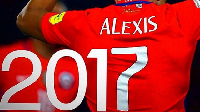 Alexis Sánchez publicó ingenioso saludo de fin de año