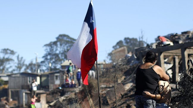 Bombero que perdió su casa en incendio de Valparaíso: 