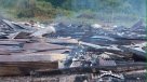 Atentado en Región de Los Ríos: Dos casas y tres galpones quemados