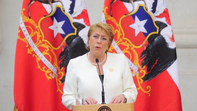 Adimark: Aprobación a la gestión de la Presidenta Bachelet subió hasta 26 por ciento