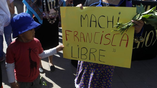 Machi Francisca Linconao ya está en su casa para cumplir el arresto domiciliario