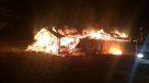 Investigan ataque incendiario que afectó a galpón en Traiguén