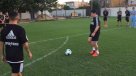 Maradona dio clases de tiros libres en un club de tercera división en Argentina