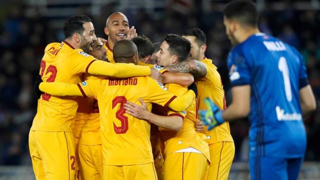 Sevilla avanzó al segundo lugar en La Liga de España tras arrollar a Real Sociedad
