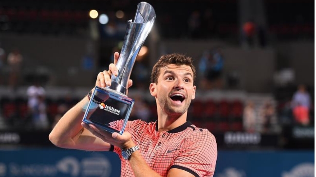 Grigor Dimitrov venció a Kei Nishikori por primera vez y alzó el título en Brisbane