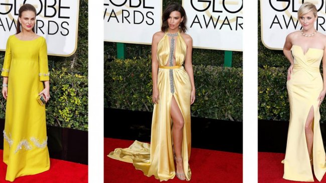 Amarillo, la tendencia de moda que nos dejaron los Golden Globes 2017