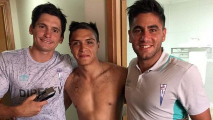 Alfonso Parot y Stefano Magnasco "bautizaron" a juveniles de Universidad Católica