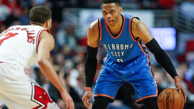 Oklahoma City Thunder superó como visita a Chicago Bulls en la NBA