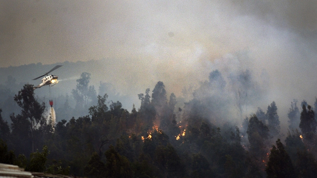 Helicóptero cayó en Melipilla: No hubo víctimas fatales