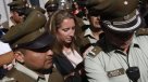 La caótica salida de Natalia Compagnon desde el tribunal de Rancagua