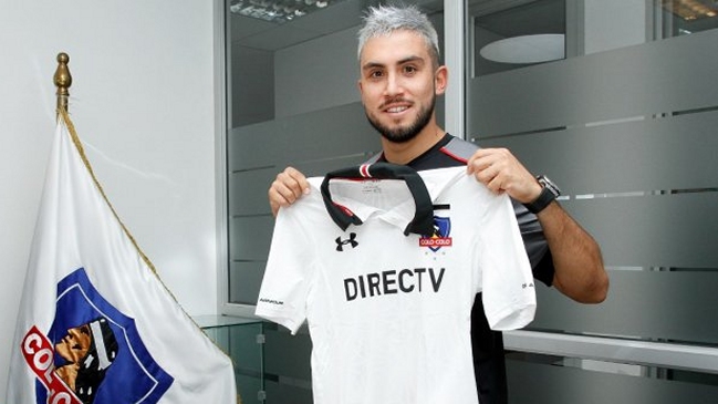 La presentación de Pedro Morales como segundo refuerzo de Colo Colo