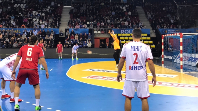 Chile enfrenta a Croacia en la cuarta fecha del Grupo C del Mundial de Balonmano