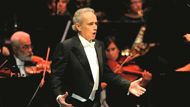 Tenor José Carreras traerá su gira de despedida a Chile
