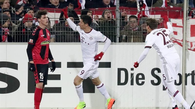 Bayern Munich venció a Friburgo y se coronó campeón de invierno en Alemania