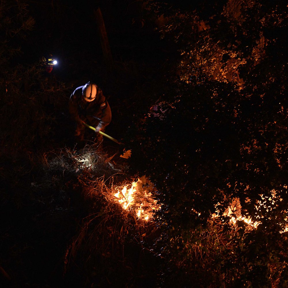 Provincia de Colchagua vivió dura jornada producto de incendios forestales