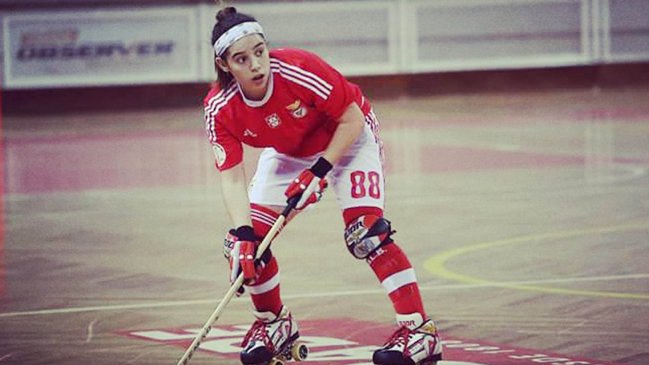 Macarena Ramos juega cuartos de final de la Champions League de hockey patín