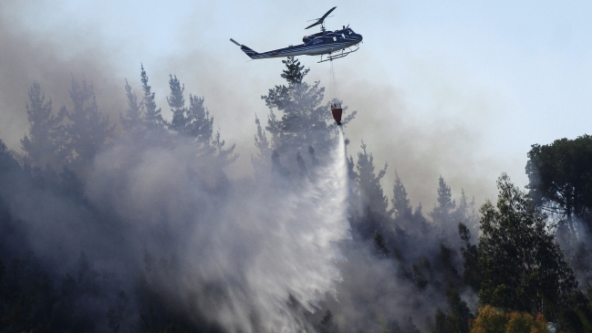 Ministro del Interior por incendios forestales: Todos los medios de combate están activos