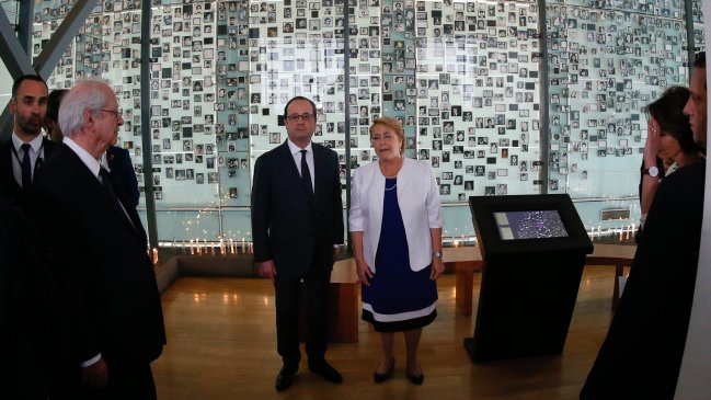 François Hollande inició visita oficial a nuestro país