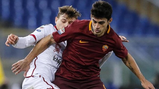 Cagliari de Mauricio Isla perdió en su visita a Roma