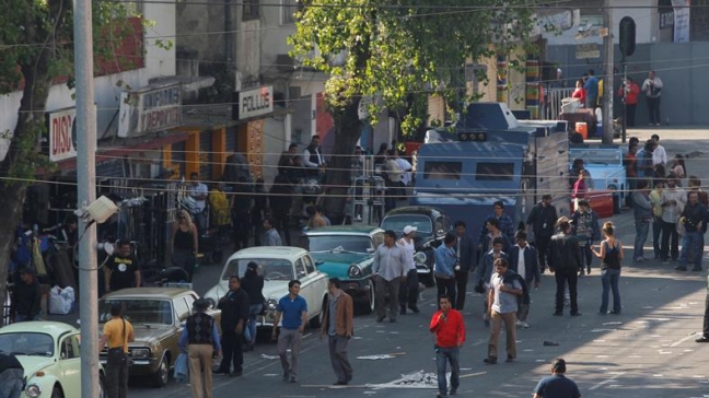 Filmación de cinta de Alfonso Cuarón revive represión estudiantil en México