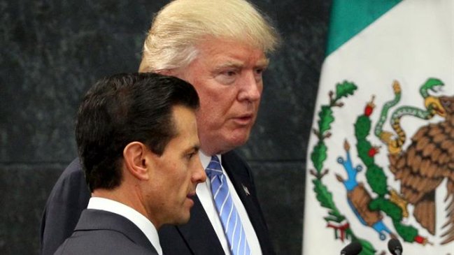 Peña Nieto y Trump acordaron no hablar del muro en público