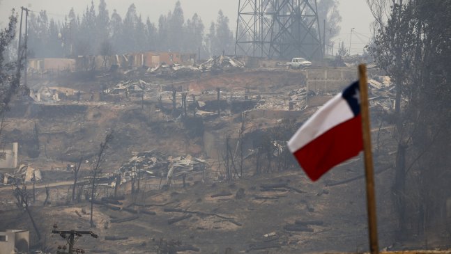 La catástrofe por los incendios forestales que afectan al país