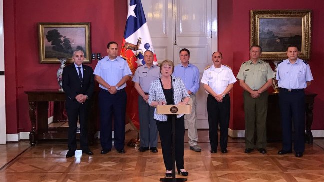 Bachelet: Van 43 detenidos por presunta responsabilidad en incendios forestales