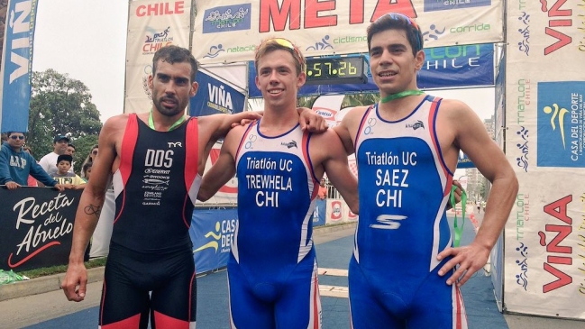 Vicente Trewhela se quedó con el Triatlón Internacional de Viña del Mar