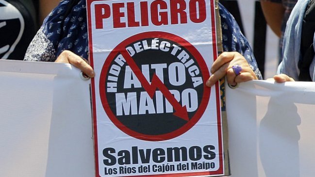 Ambientalistas dicen que proyecto Alto Maipo está cayendo como un 
