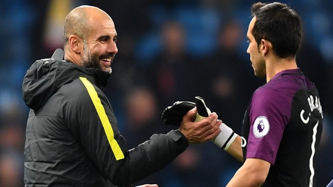 Guardiola: Confío en Bravo, pero Caballero jugó bien en FA Cup y le di algunas oportunidades
