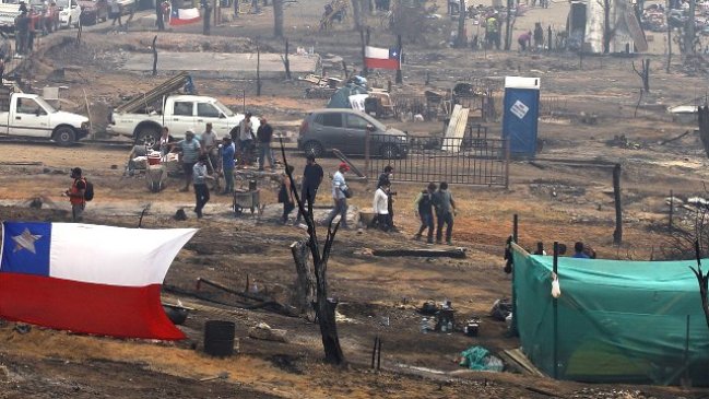 Incendios: Gobierno descartó ley especial para financiar la reconstrucción