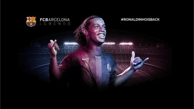 Ronhaldinho volverá a FC Barcelona para ser embajador del club