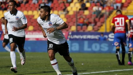Ramón Fernández abrió la cuenta para Colo Colo ante U. Española
