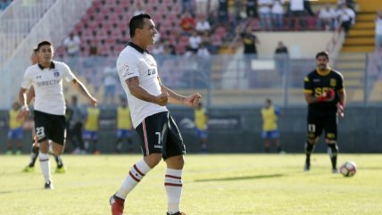 Paredes selló el triunfo de Colo Colo con un golazo a Unión Española
