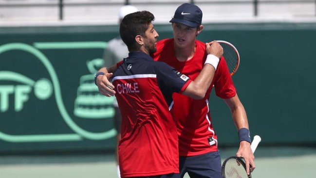 Chile se quedó con el dobles y venció a República Dominicana en la Copa Davis
