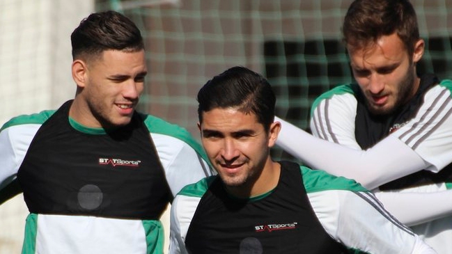 Felipe Gutiérrez recibió el alta médica y volvió a entrenar con el grupo en Real Betis