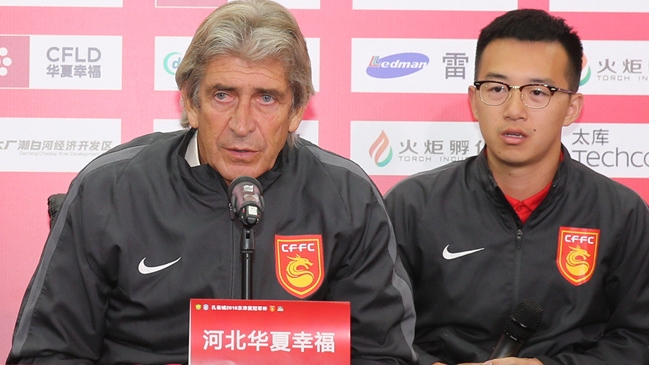 Pellegrini se fijó como objetivo llegar a la Champions asiática con su equipo