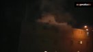 Trabajadores en huelga captaron incendio en Minera Escondida