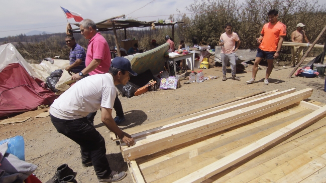 Gobierno inició proceso de ayuda a damnificados del Maule y el Biobío