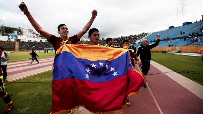  Venezuela clasificó al Mundial sub 20 pese a caer  