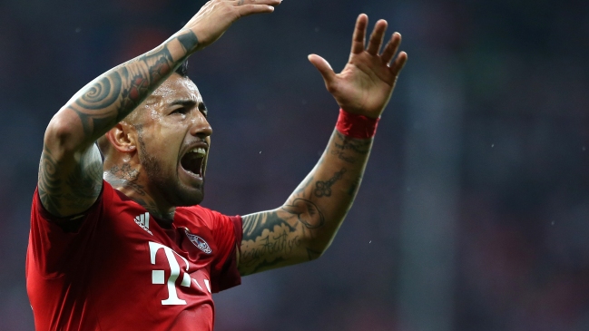 Arturo Vidal marcó un golazo en victoria de Bayern Munich sobre Ingolstadt en la Bundesliga