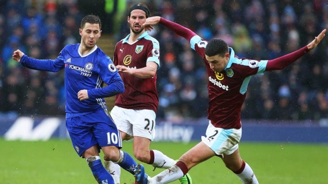 Chelsea cedió puntos con un empate ante Burnley en la Premier