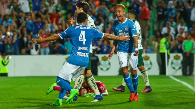 Martín Rodríguez anotó en la igualdad de Cruz Azul ante Santos Laguna